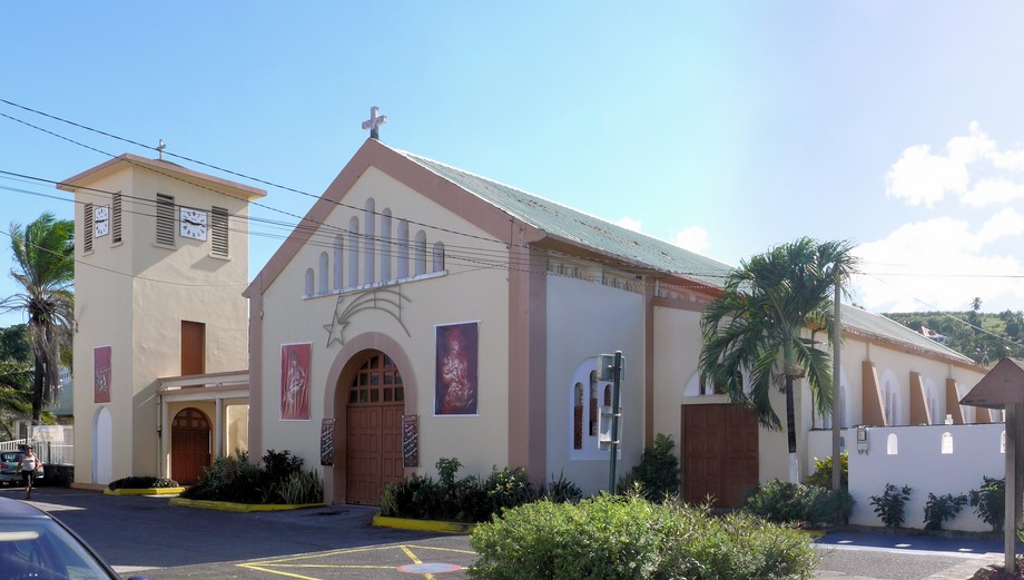 L'église  Saint Paul  du Marigot.