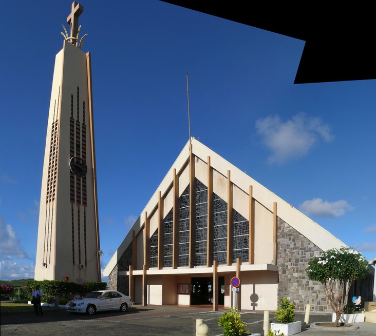 L'église Saint-Jean-Baptiste du Vauclin.