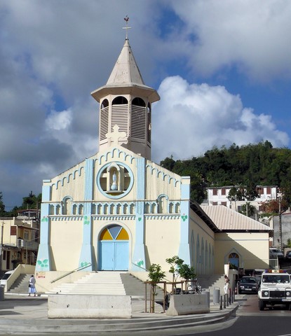 L'église de l'Immaculée-Conception de Rivière-Pilote.