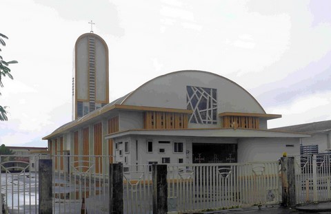 L'église de Saint Christophe de la ville de Fort de France.