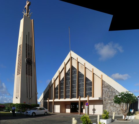 L'église Saint-Jean-Baptiste du Vauclin.